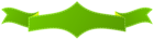 Green Art Banner Transparent PNG Clip Art Image