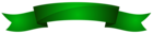 Green Banner Clipart PNG Image