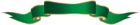 Green Banner Deco PNG Clip Art Image