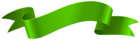 Green Banner Deco PNG Transparent Clipart