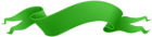 Green Banner Deco Transparent PNG Image