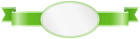 Green Banner Large PNG Clipart