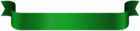 Green Banner PNG Clip Art Image