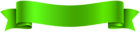 Green Banner Transparent Clip Art Image