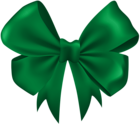 Green Beautiful Bow PNG Clip Art Image