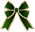 Green Bow Deco Clipart