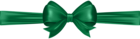 Green Bow Deco PNG Clip Art Image