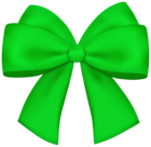 Green Bow Decoration PNG Clipart