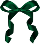 Green Bow Decoration PNG Clipart