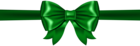 Green Bow PNG Clip Art