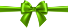 Green Bow Transparent Clip Art