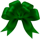 Green Bow Transparent PNG Image