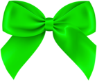 Green Cute Bow PNG Clipart