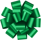 Green Foil Bow PNG Clip Art