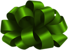 Green Foil Bow PNG Clipart