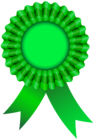 Green Seal Ribbon Free PNG Clip Art Image