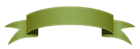 Green Transparent Banner PNG Clipart