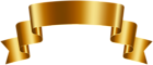 Luxury Golden Banner Free PNG Clip Art Image