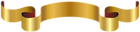 Luxury Golden Banner PNG Clip Art Image