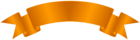 Orange Banner Clip Art PNG Image