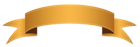 Orange Transparent Banner PNG Clipart