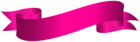 Pink Banner Decor PNG Clipart