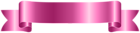 Pink Banner Decoration PNG Clipart