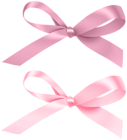 Pink Bow Set Clipart Image