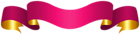 Pink Curved Banner Transparent Clipart