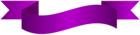 Purple Banner PNG Clip Art Image