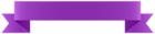 Purple Banner PNG Transparent Clipart