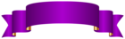 Purple Banner Transparent PNG Clip Art Image