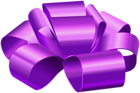 Purple Gift Foil Bow PNG Clipart