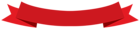 Red Banner Clipart PNG Image