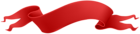 Red Banner Deco Transparent PNG Image