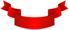Red Banner PNG Clip Art Image