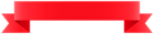 Red Banner PNG Transparent Clipart