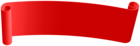 Red Banner PNG Transparent Clipart