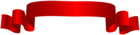 Red Banner Transparent Clip Art Image