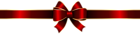 Red Bow Deco PNG Clip Art Image