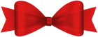 Red Bow Decor PNG Clipart