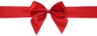 Red Bow Decoration Transparent PNG Clip Art Image