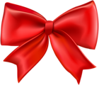 Red Bow PNG Transparent Clip Art Image