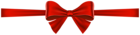Red Bow with Ribbon Clipart Image