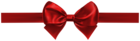 Red Bow with Ribbon PNG Clipart