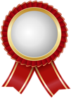Red Rosette PNG Transparent Clipart