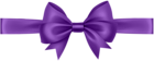 Ribbon with Bow Purple Transparent PNG Clip Art Image
