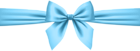 Soft Blue Bow Transparent PNG Clip Art