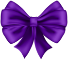 Stylish Purple Bow PNG Clipart