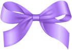Violet Bow Decor Clipart